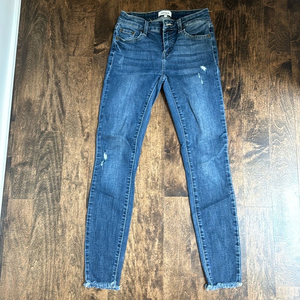 Pistola ALINE skinny high rise in denim dark